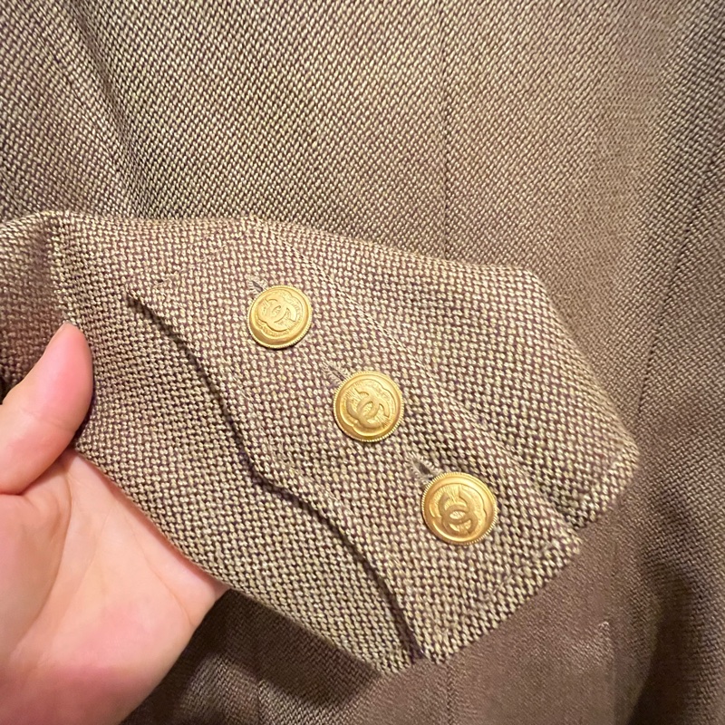 Chanel中古軍裝羊毛40碼-3