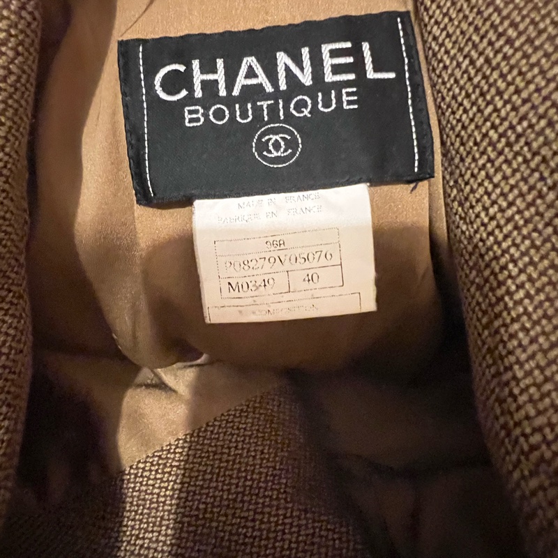 Chanel中古軍裝羊毛40碼-4