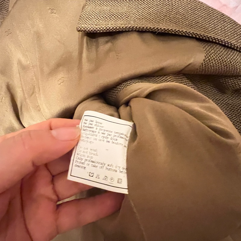 Chanel中古軍裝羊毛40碼-5