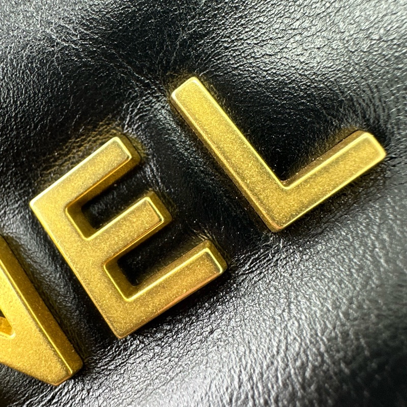 CHANEL Mini 22 Bag 黑色金扣 晶片款 2023年-9