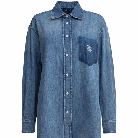 Miu Miu 女士 長袖襯衫IT-36 IT-38 IT-40 IT-42 IT-44 IT-46碼