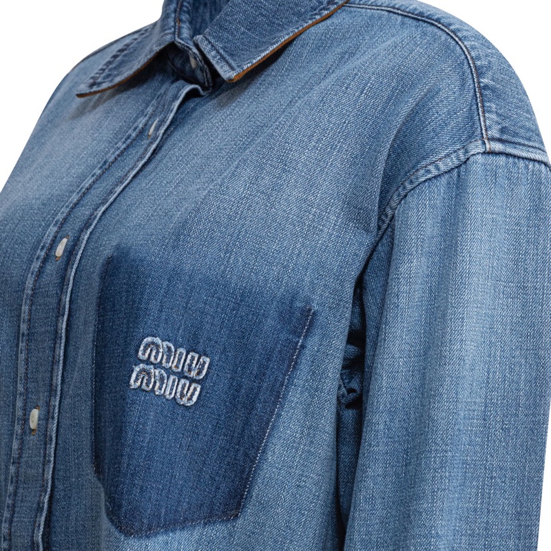 Miu Miu 女士 長袖襯衫IT-36 IT-38 IT-40 IT-42 IT-44 IT-46碼-2