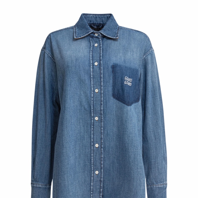 Miu Miu 女士 長袖襯衫IT-36 IT-38 IT-40 IT-42 IT-44 IT-46碼-4