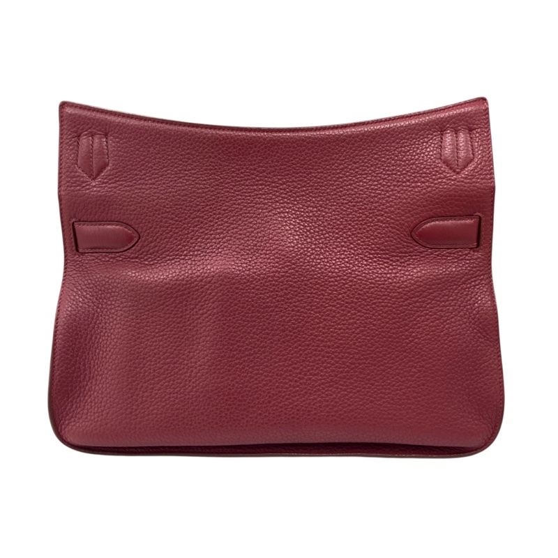 HERMÈS 愛馬仕 JYPSIÈRE 28 BAG 肩側背包 CLEMENCE 寶石紅 銀釦-2