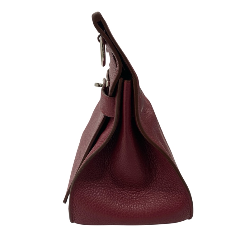 HERMÈS 愛馬仕 JYPSIÈRE 28 BAG 肩側背包 CLEMENCE 寶石紅 銀釦-3
