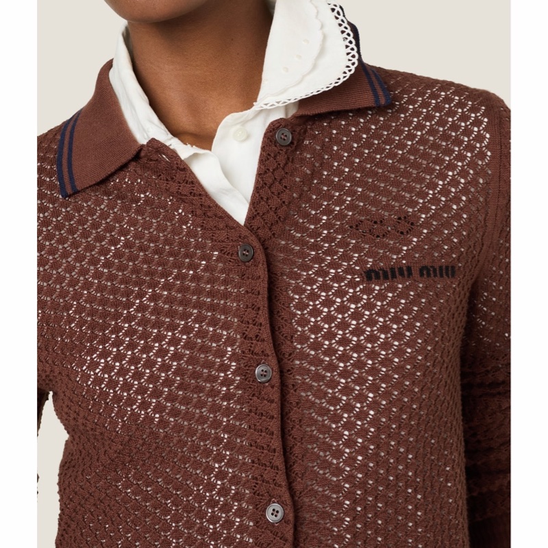 Miu Miu 女士 長袖針織衫IT-36 IT-38 IT-40 IT-42 IT-44碼-1