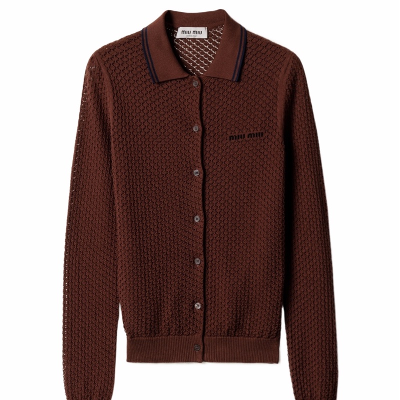 Miu Miu 女士 長袖針織衫IT-36 IT-38 IT-40 IT-42 IT-44碼-4