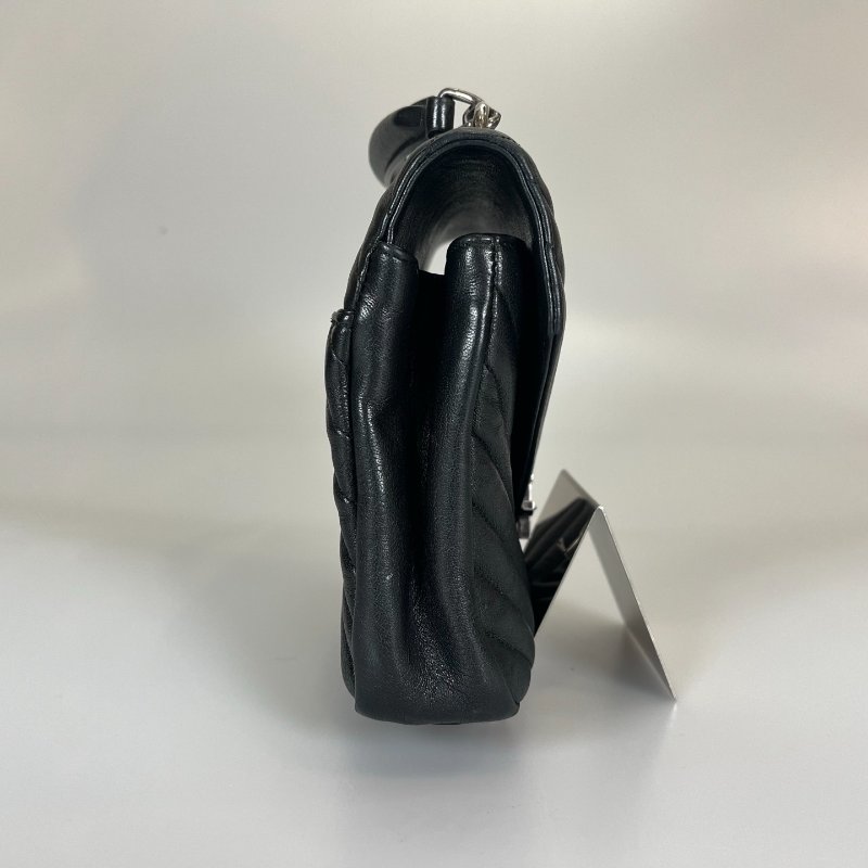 YSL 428056 黑銀學院包-2