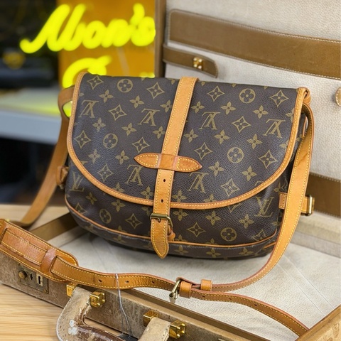 上架中🔑Louis Vuitton 老花Saumur雙馬鞍/雙子星