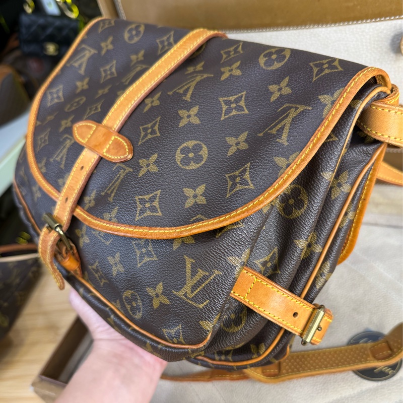 上架中🔑Louis Vuitton 老花Saumur雙馬鞍/雙子星-3