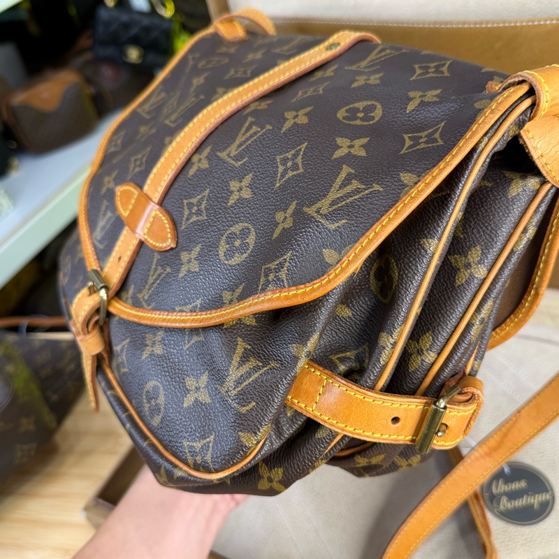 上架中🔑Louis Vuitton 老花Saumur雙馬鞍/雙子星-8