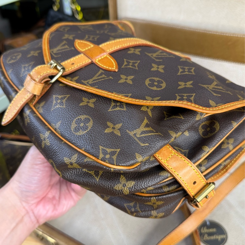 上架中🔑Louis Vuitton 老花Saumur雙馬鞍/雙子星-9