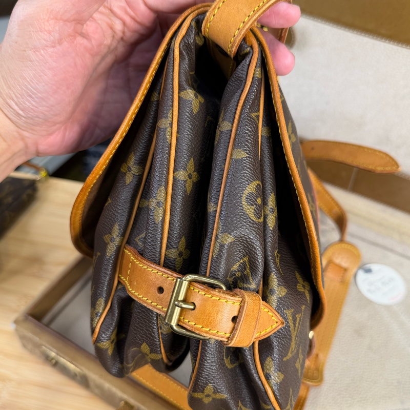 上架中🔑Louis Vuitton 老花Saumur雙馬鞍/雙子星-12