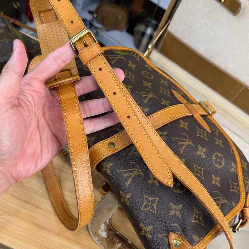 上架中🔑Louis Vuitton 老花Saumur雙馬鞍/雙子星-13