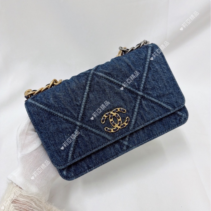 莉亞精品♡ Chanel AP0957 牛仔19woc 二手-2