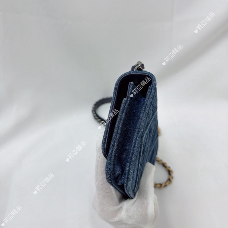 莉亞精品♡ Chanel AP0957 牛仔19woc 二手-4