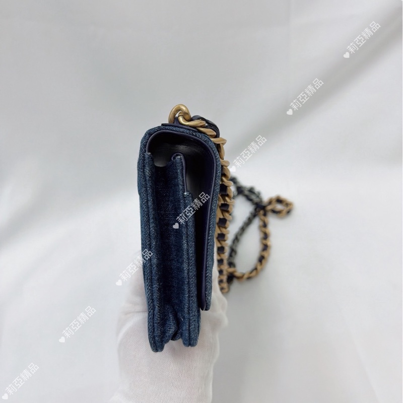 莉亞精品♡ Chanel AP0957 牛仔19woc 二手-5