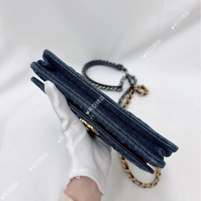 莉亞精品♡ Chanel AP0957 牛仔19woc 二手-7