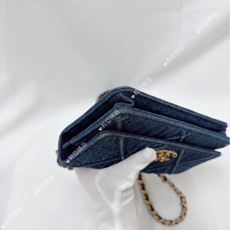 莉亞精品♡ Chanel AP0957 牛仔19woc 二手-8