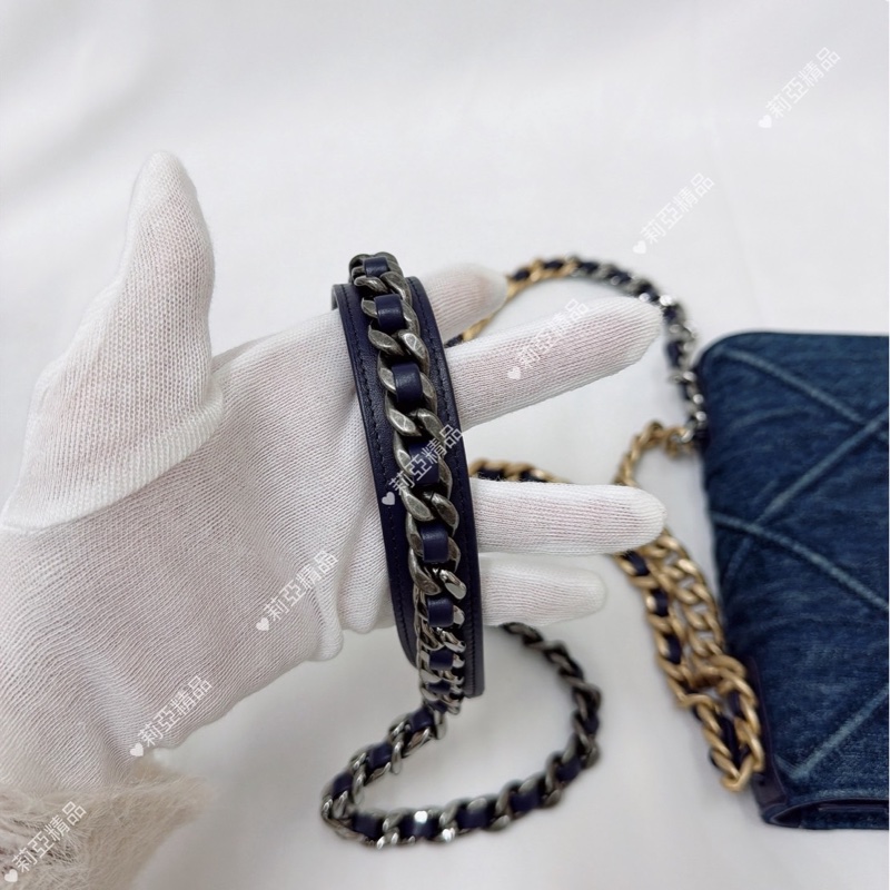 莉亞精品♡ Chanel AP0957 牛仔19woc 二手-13