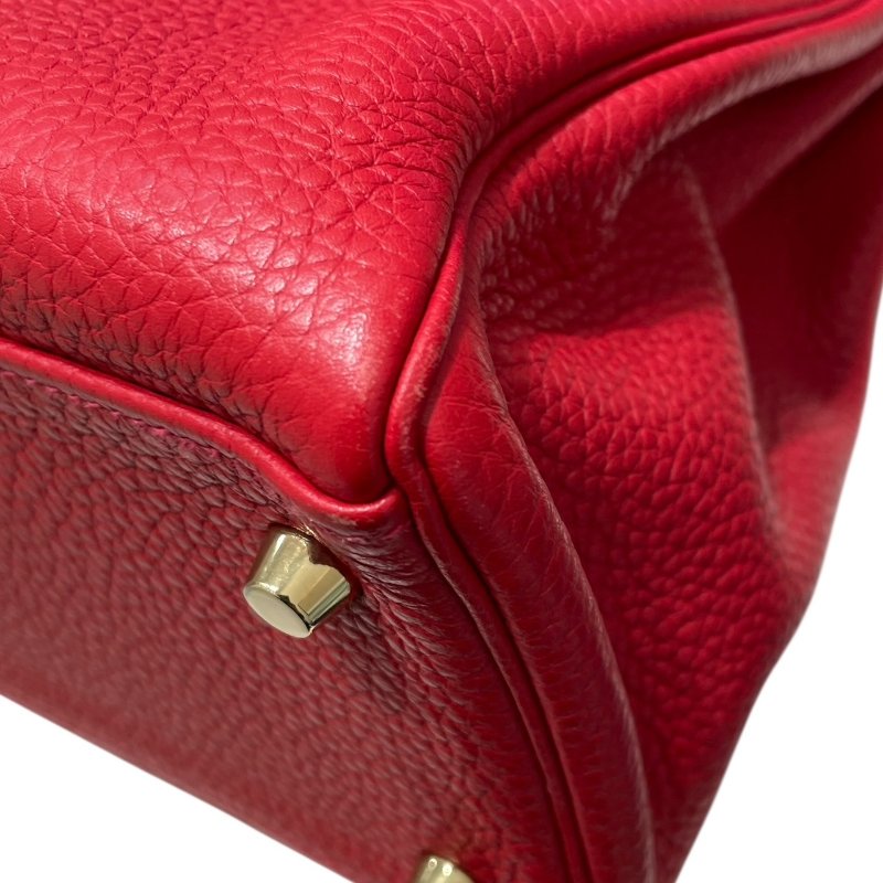 HERMES 愛馬仕 KELLY 32 凱莉包 內縫 TOGO皮革 紅色 金釦-7