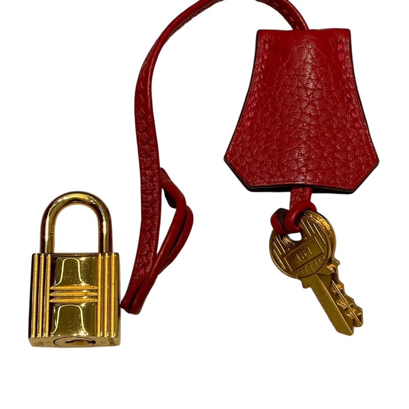 HERMES 愛馬仕 KELLY 32 凱莉包 內縫 TOGO皮革 紅色 金釦-15