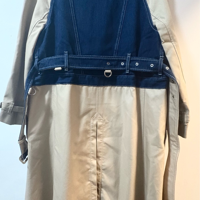 Burberry Trench Coat Denim/ Gabardine-1
