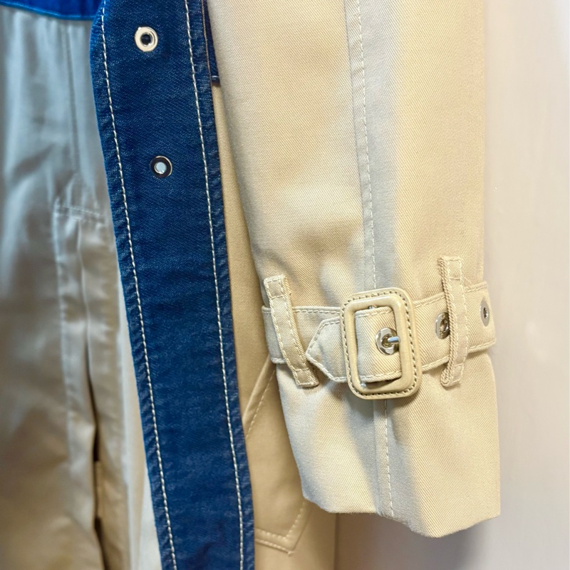 Burberry Trench Coat Denim/ Gabardine-3