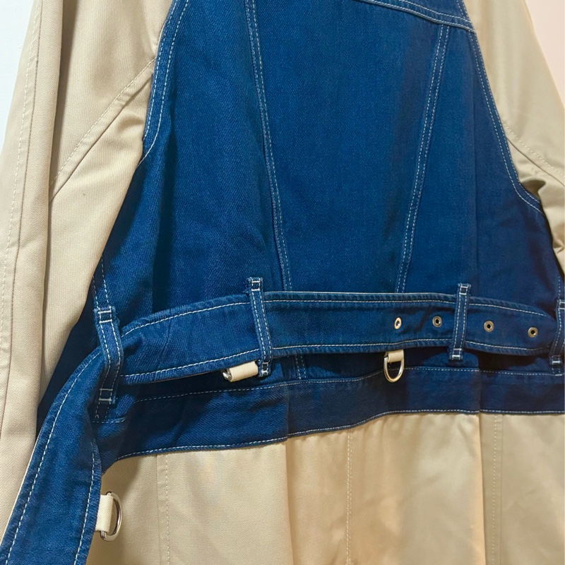 Burberry Trench Coat Denim/ Gabardine-4