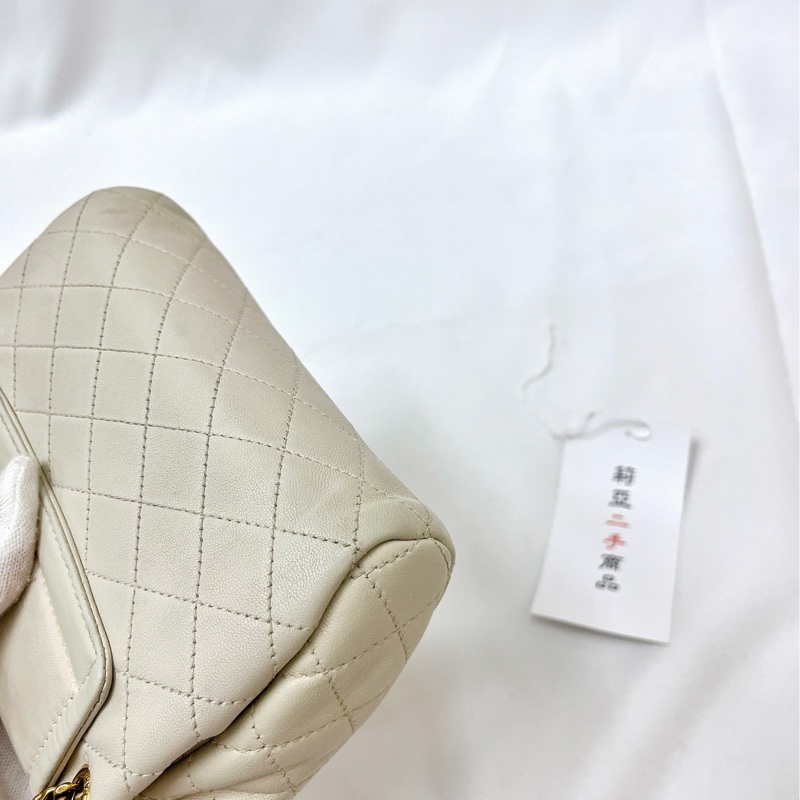 莉亞精品♡ YSL 672738 nolita 白金 二手-10