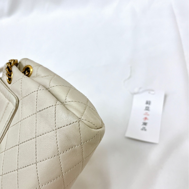 莉亞精品♡ YSL 672738 nolita 白金 二手-11