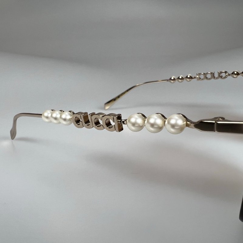 GUCCI GG1923SA 003 珍珠文字款墨鏡-9