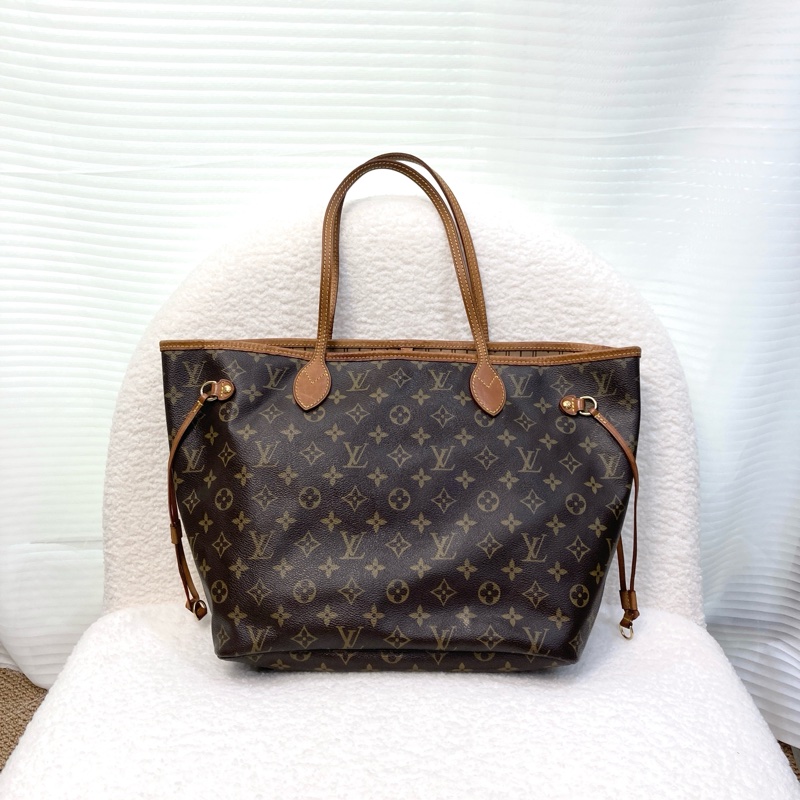 路易威登托特包LV原花 neverful MM托特包-7