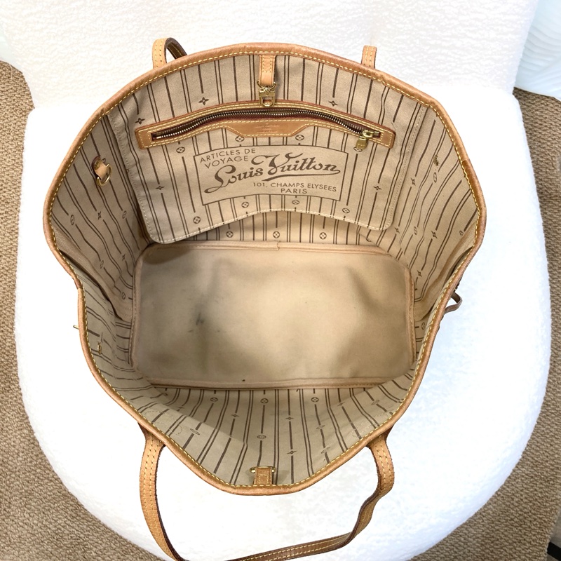 路易威登托特包LV原花 neverful MM托特包-9