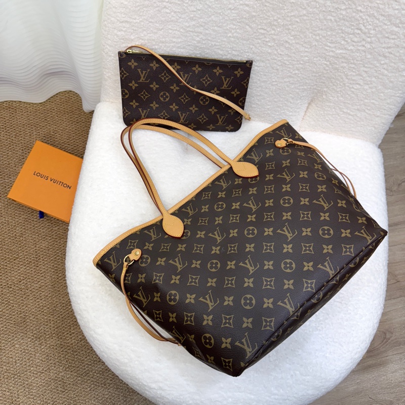 路易威登💕內袋款托特包LV原花 neverful MM托特包 M46975-4