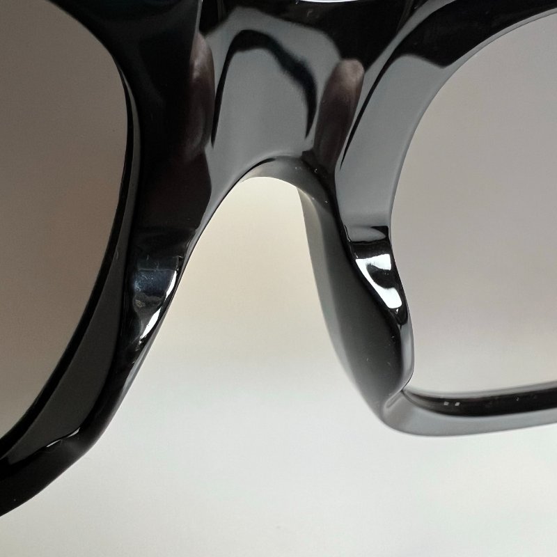 CELINE 金凱旋門logo黑墨鏡-9