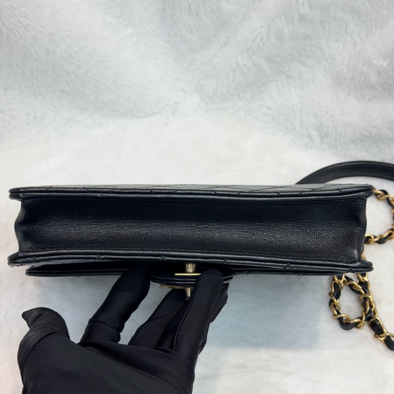 CHANEL Chic Pearl Flap Bag 珍珠牛皮翻蓋單肩斜背包 XC145-5