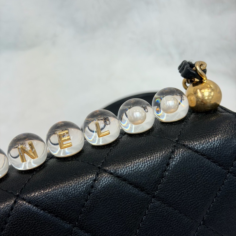 CHANEL Chic Pearl Flap Bag 珍珠牛皮翻蓋單肩斜背包 XC145-7