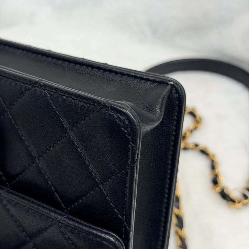 CHANEL Chic Pearl Flap Bag 珍珠牛皮翻蓋單肩斜背包 XC145-11