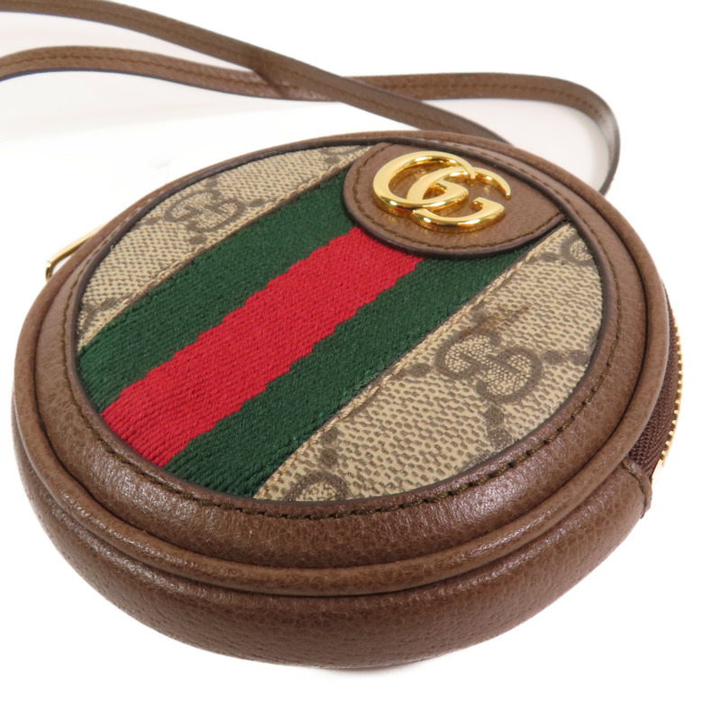 GUCCI 塗層帆布Ophidia GG Coin Purse金扣零錢包-3