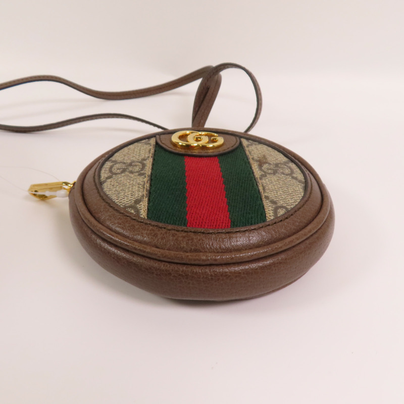 GUCCI 塗層帆布Ophidia GG Coin Purse金扣零錢包-5