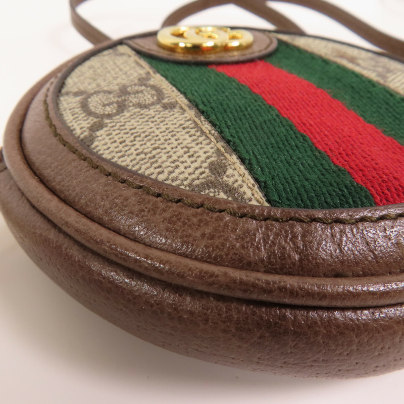 GUCCI 塗層帆布Ophidia GG Coin Purse金扣零錢包-8