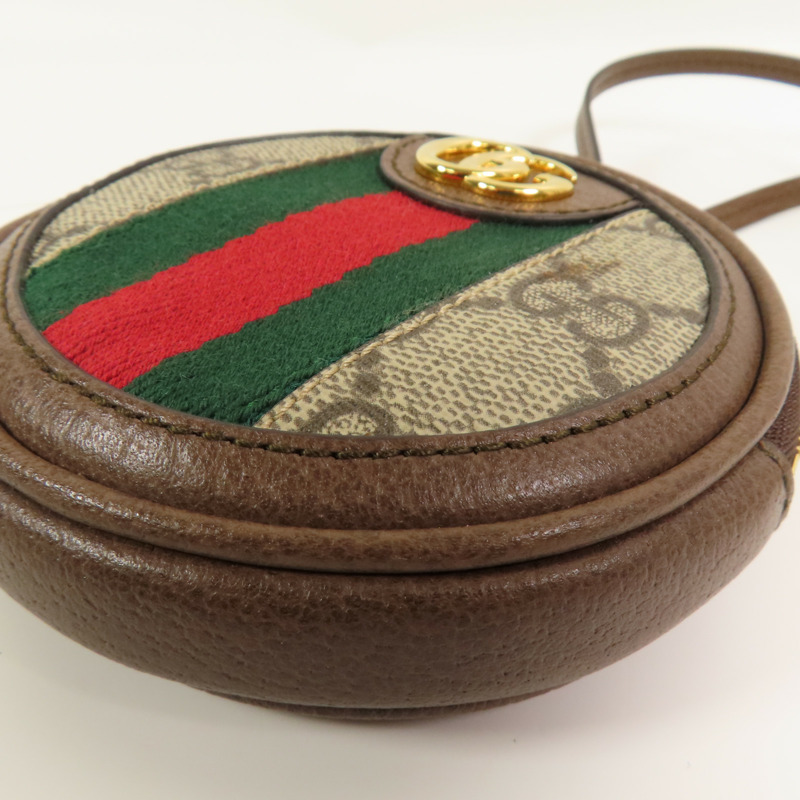 GUCCI 塗層帆布Ophidia GG Coin Purse金扣零錢包-9