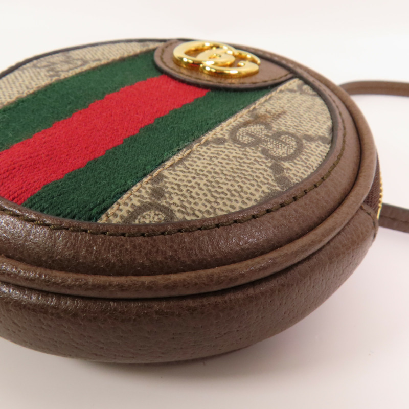 GUCCI 塗層帆布Ophidia GG Coin Purse金扣零錢包-10