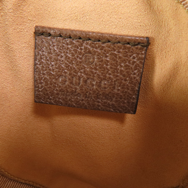 GUCCI 塗層帆布Ophidia GG Coin Purse金扣零錢包-12