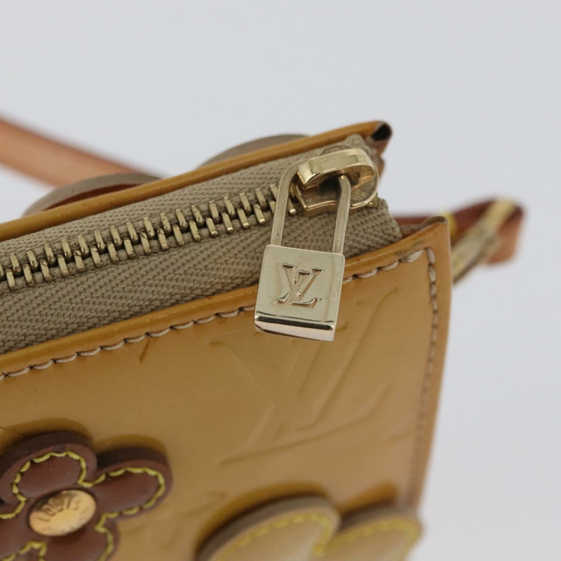 【日本直送】路易威登 Monogram Vernis Lexington 手拿包 花卉圖案 米色 M92246 LV 正品 172125-8