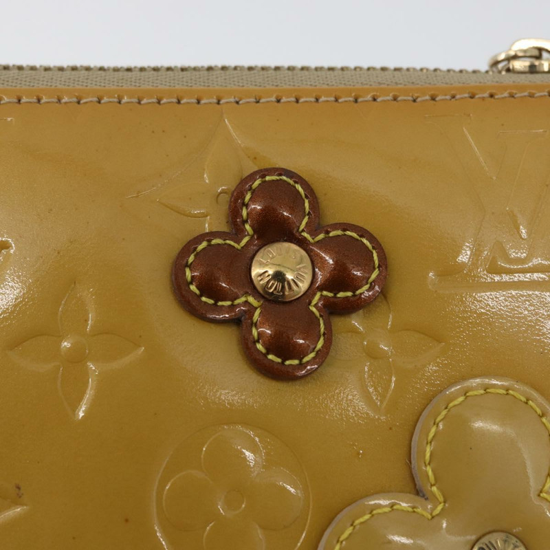 【日本直送】路易威登 Monogram Vernis Lexington 手拿包 花卉圖案 米色 M92246 LV 正品 172125-9