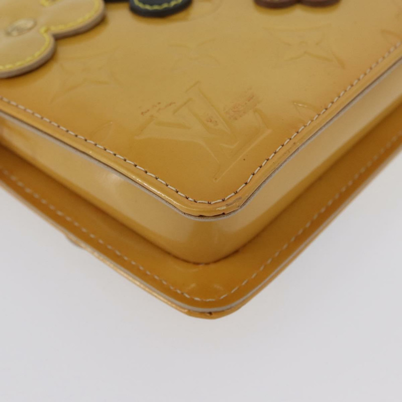 【日本直送】路易威登 Monogram Vernis Lexington 手拿包 花卉圖案 米色 M92246 LV 正品 172125-13