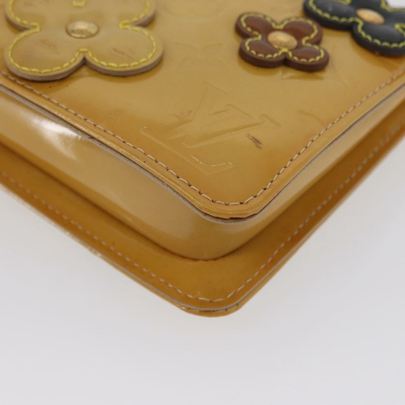 【日本直送】路易威登 Monogram Vernis Lexington 手拿包 花卉圖案 米色 M92246 LV 正品 172125-14