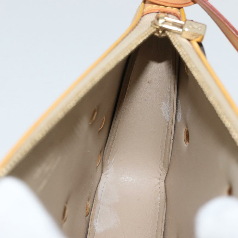 【日本直送】路易威登 Monogram Vernis Lexington 手拿包 花卉圖案 米色 M92246 LV 正品 172125-19